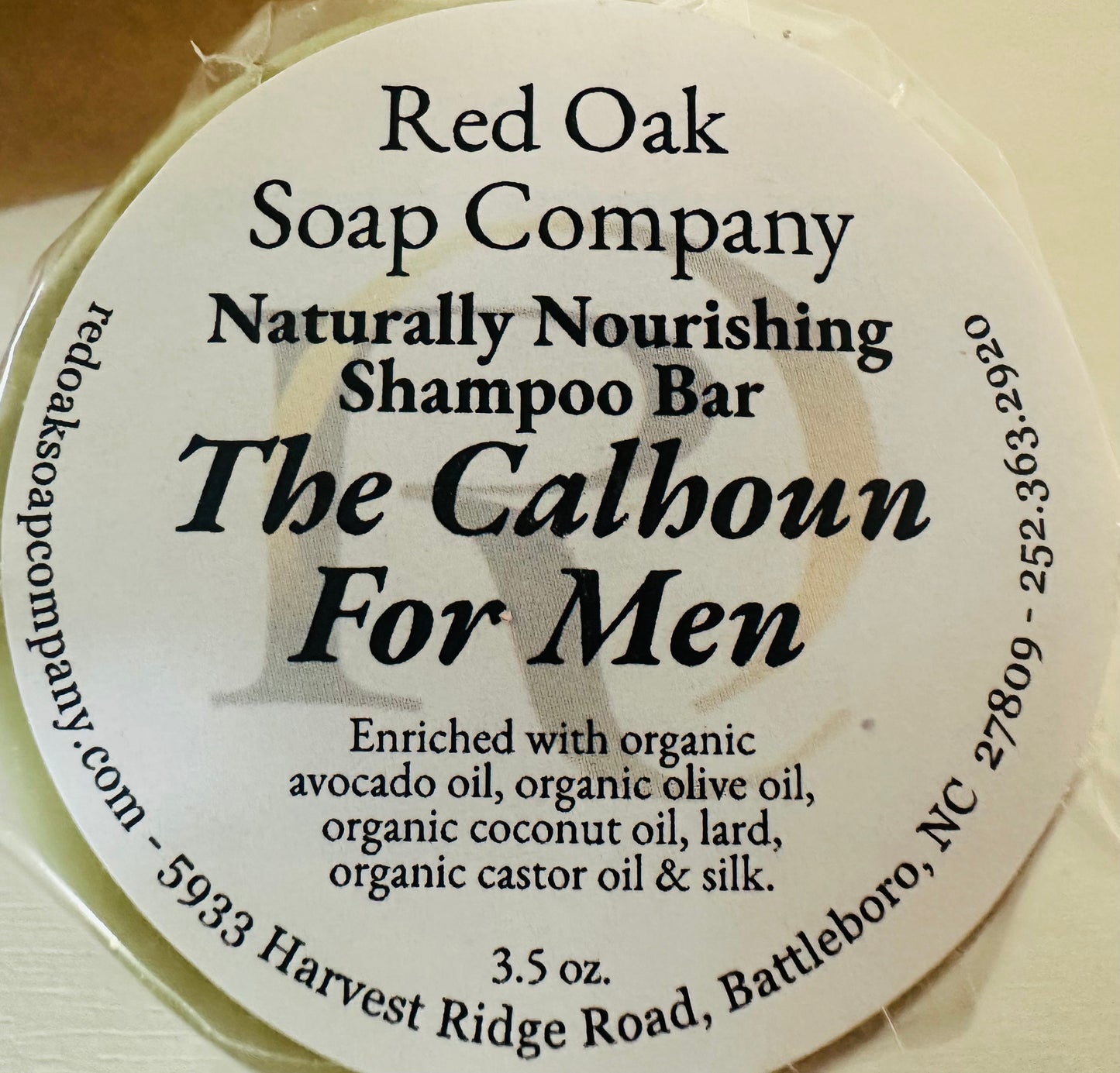 The Calhoun for Men Shampoo Bar