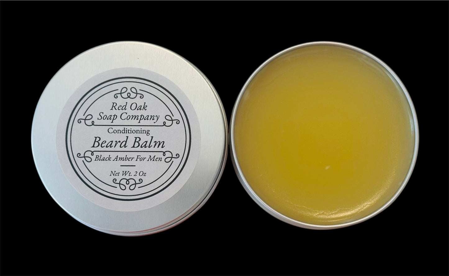 Black Amber for Men Beard Balm