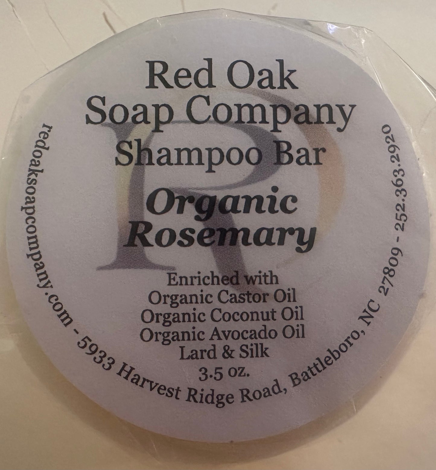 Organic Rosemary Shampoo Bar