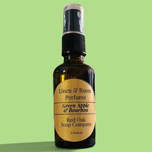 Green Apple & Bourbon Room & Linen Perfume - Medium