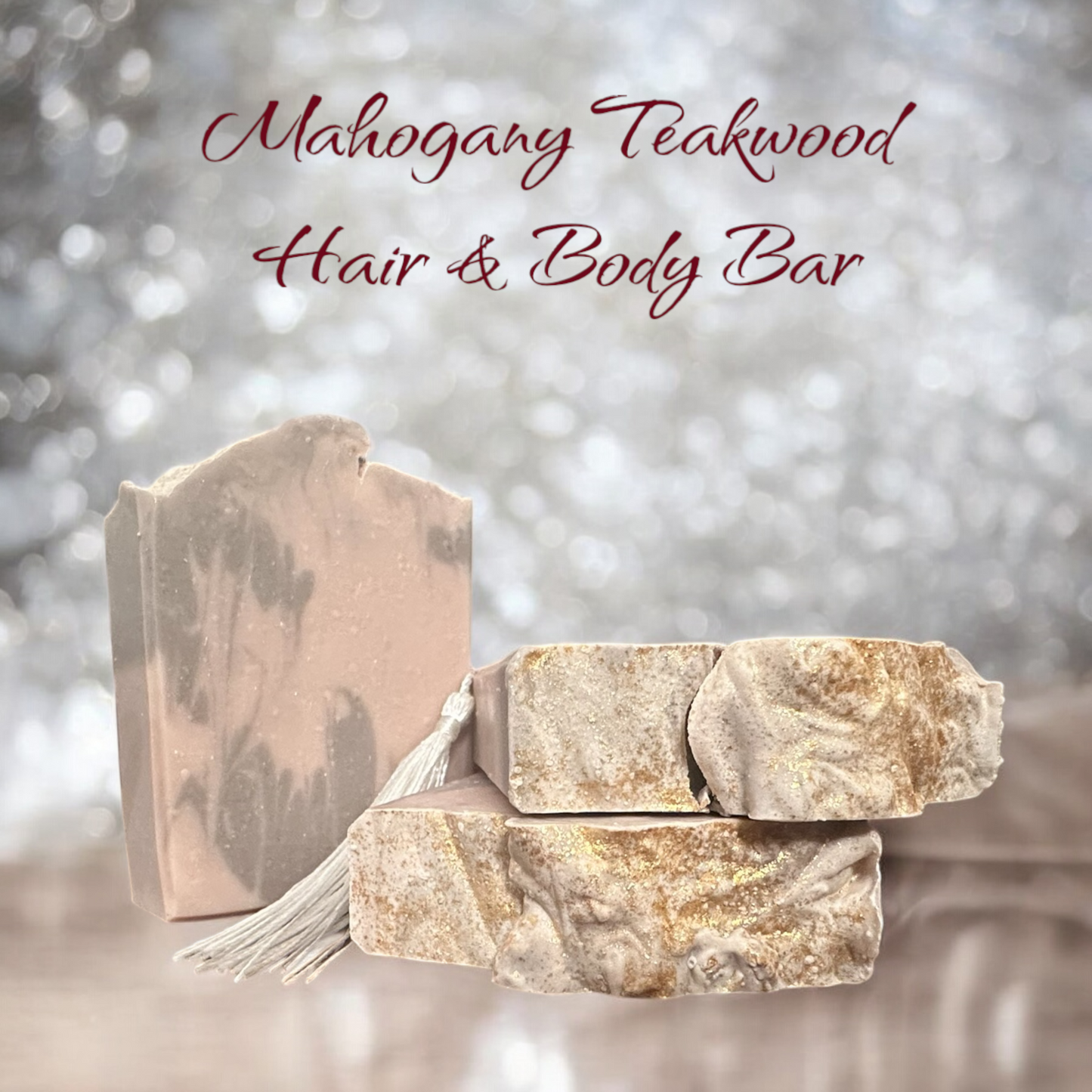 Mahogany Teakwood Hair & Body Bar