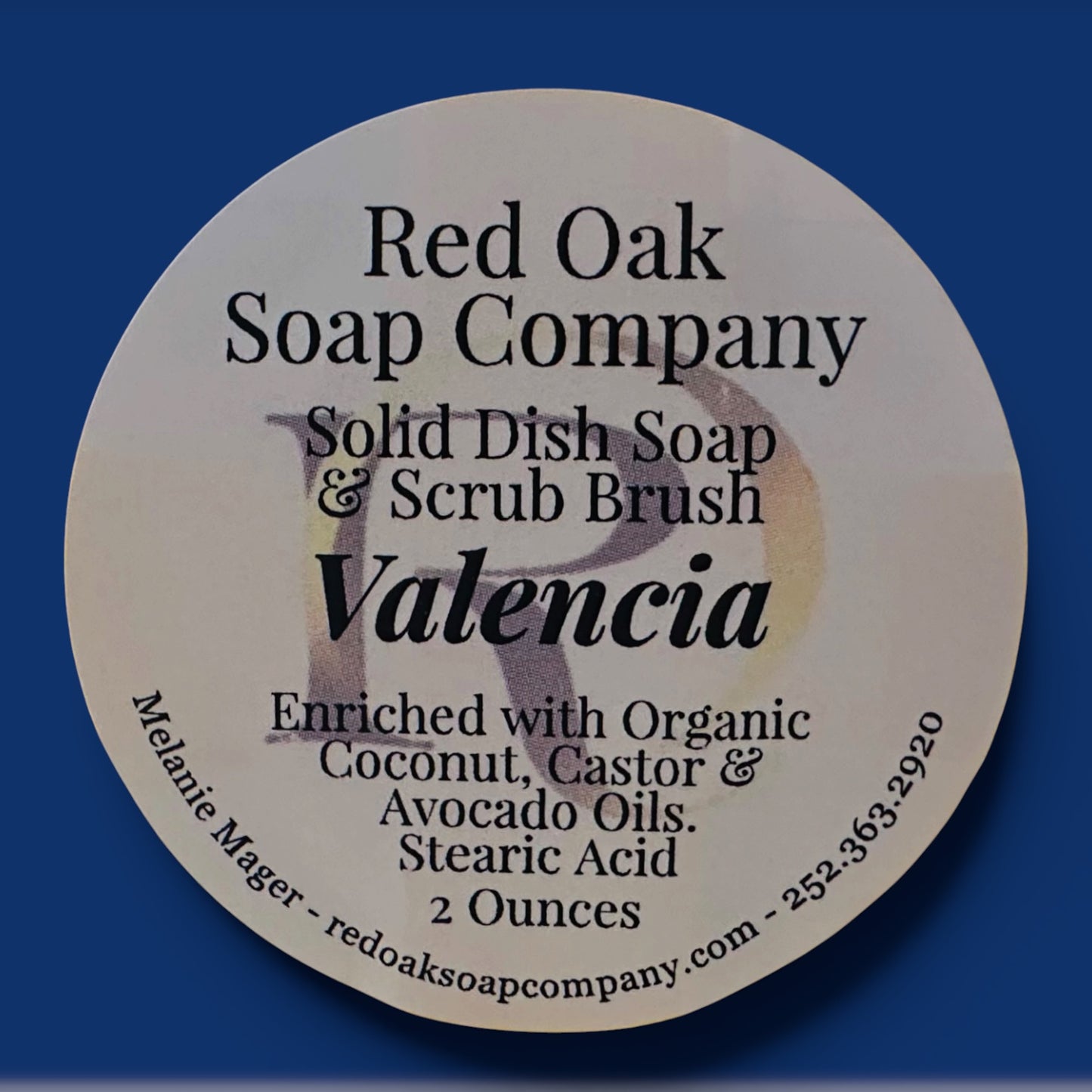 Valencia Solid Dish Soap & Brush